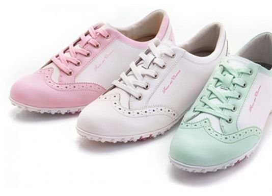 Duca Del Cosma Mila dames golfschoenen, wit/melkgroen