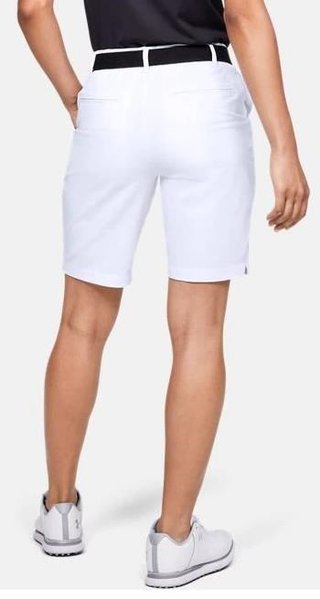 Under Armour Links dames shorts, wit/mod gray