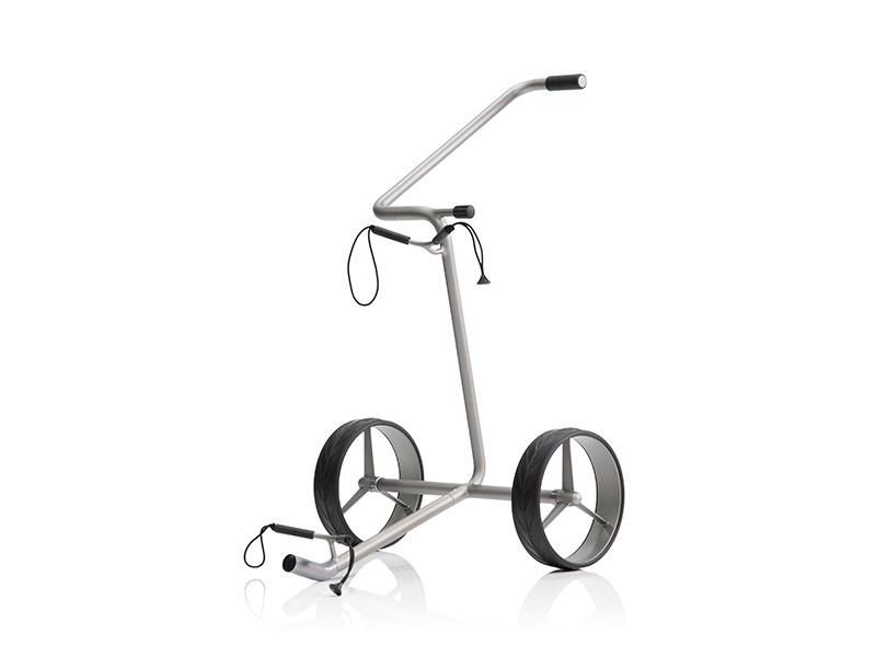 JuStar Silver 2-wielige handwagen, titanium zilver afwerking