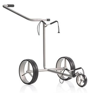 JuStar Silver 3-Wheeled handwagen, titanium silver finish