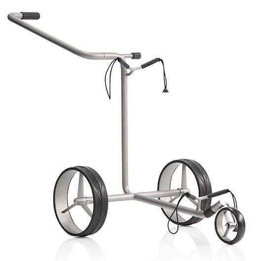 JuStar Silver 3-Wheeled handwagen, titanium silver finish