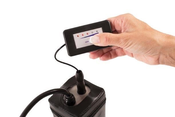 JuStar charge state display, zwart