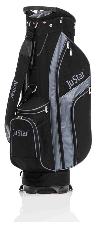 JuStar cart bag, 9", zwart/titanium