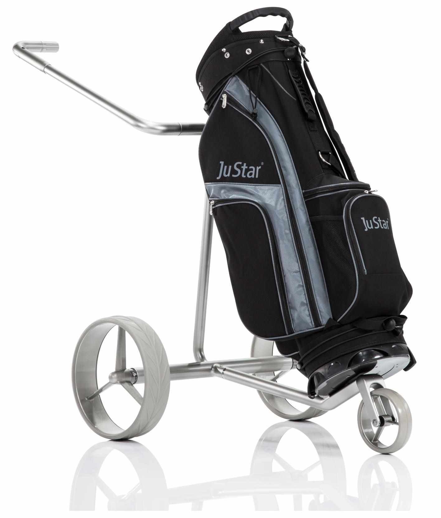 JuStar cart bag, 9", zwart/titanium