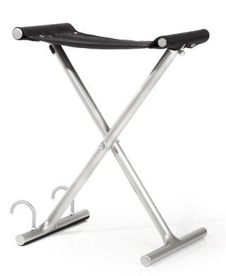 JuStar golfer seat, koolstof gelakt zilver