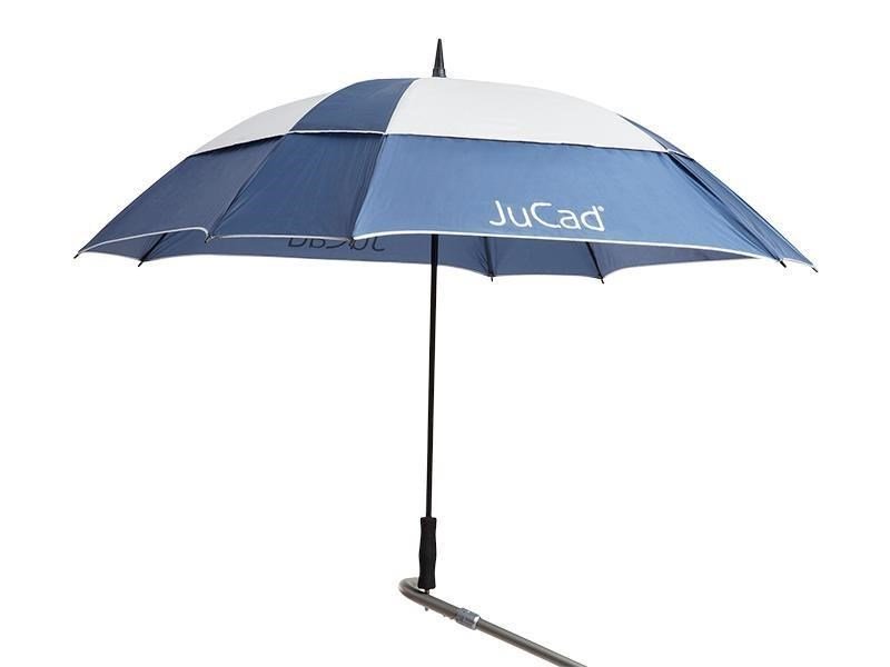 JuCad golfparaplu windbestendig 68" met pin, blauw/zilver
