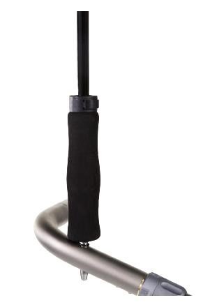 JuCad golfparaplu automatisch met pin 68", zwart