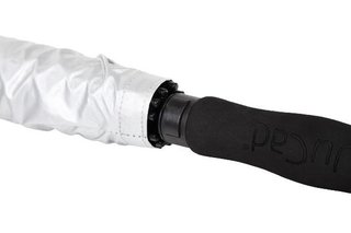 JuCad golfparaplu automatisch met pin 68", zilver (UV-bescherming)