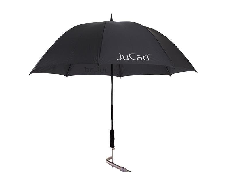 JuCad telescopische golfparaplu 68" automatisch met pin, zwart