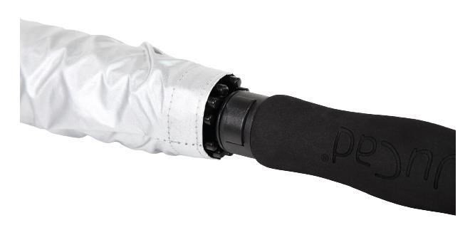 JuCad telescopische golfparaplu 68" automatisch met pin, zwart
