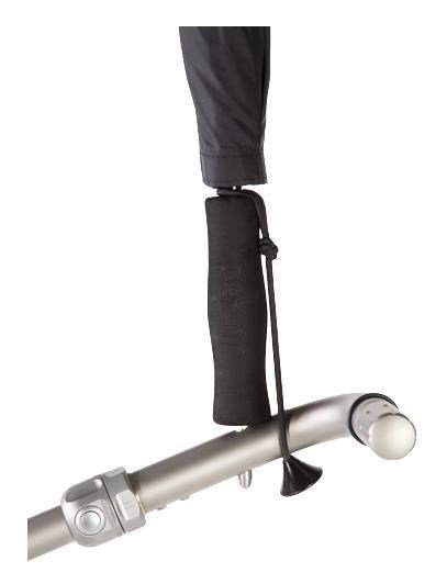 JuCad telescopische golfparaplu 68" automatisch met pin, zwart