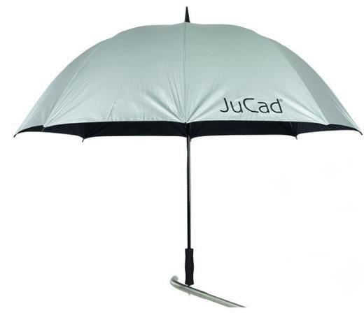 JuCad kinderparaplu met pin, zilver met UV-bescherming