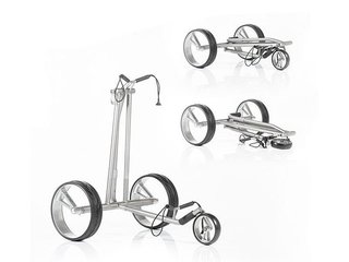JuCad Phantom Titan eX 2.0 elektrische trolley + afstandsbediening (JFS2) + draagtas (JRT-2), titanium