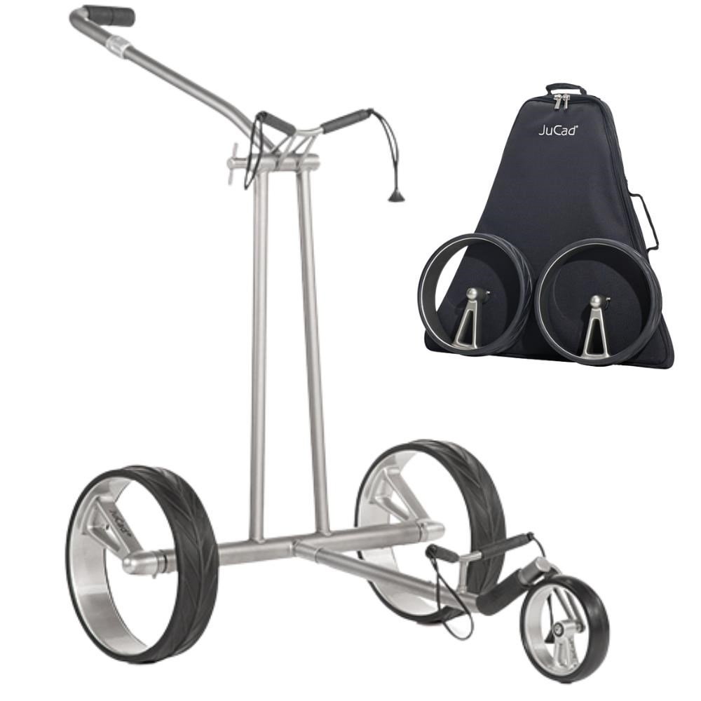 JuCad Phantom Titan 2.0 elektrische trolley + draagtas, titanium