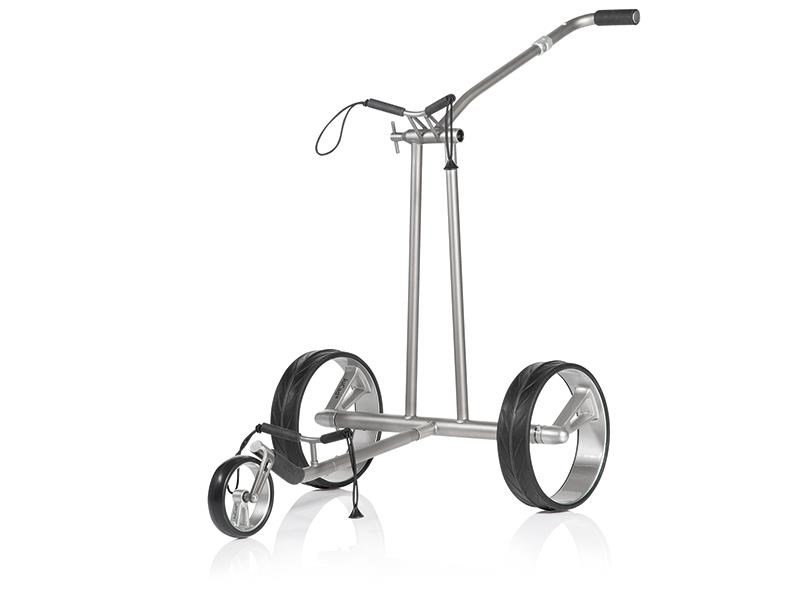 JuCad Phantom Titan 2.0 elektrische trolley + draagtas, titanium