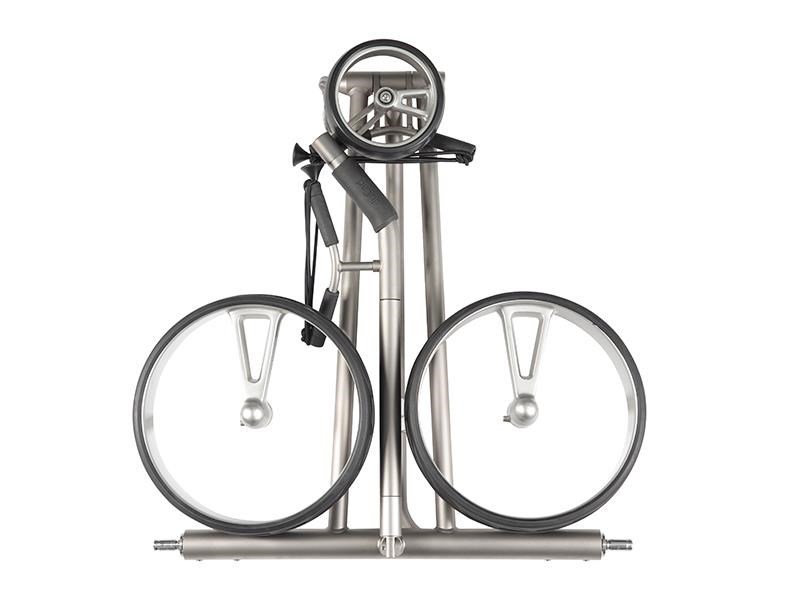 JuCad Phantom Titan 2.0 elektrische trolley + draagtas, titanium