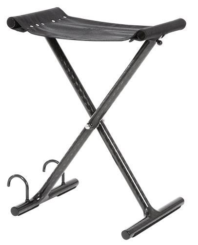 JuCad Golfer Seat made of Carbon, zwart
