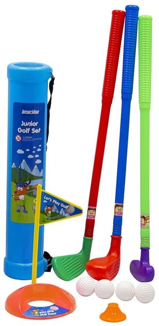 Longridge Plastic kids golf set accessoires, meerdere kleuren