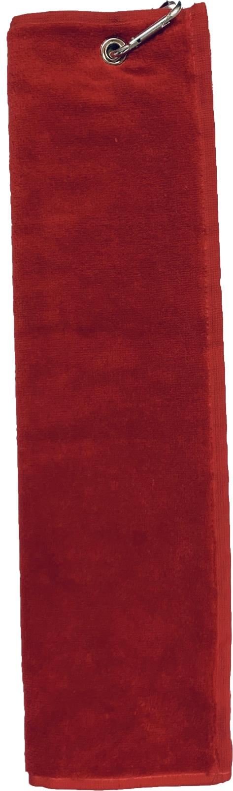 OEM Trifold golfhanddoek, rood