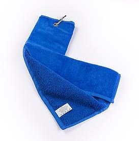 OEM Trifold golfhanddoek, koningsblauw