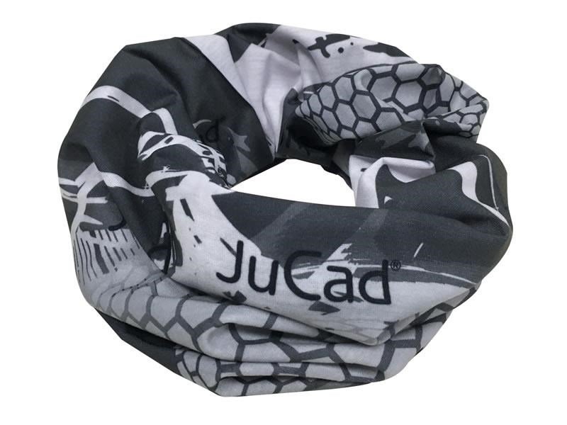 JuCad multifunctionele sjaal, grijs