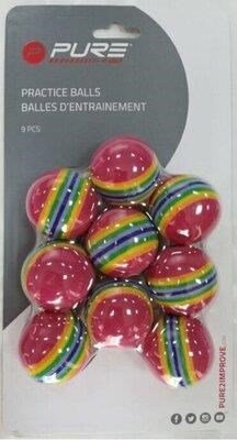 Pure 2 Improve Foam Practice golfballen (9 stuks)