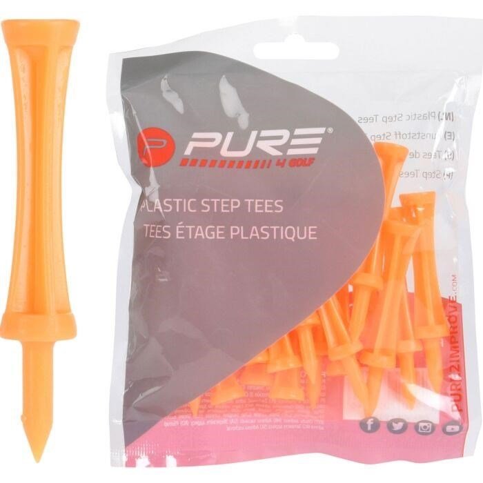 Pure 2 Improve Pure2Improve Step Orange tees, 69mm, 20 stuks