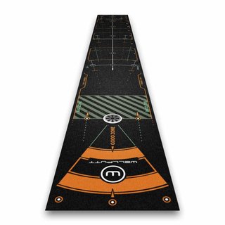Wellputt Putting Mat - CLASSIC 13FT (4m), speed 10-11,5ft, zwart
