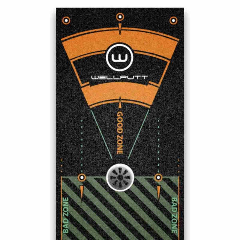 Wellputt Putting Mat - CLASSIC 13FT (4m), speed 10-11,5ft, zwart