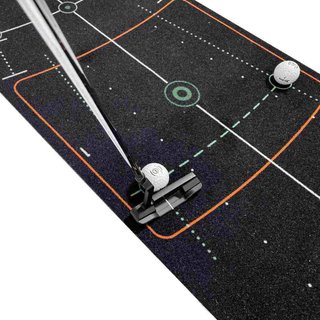 Wellputt Putting Mat - CLASSIC 13FT (4m), speed 10-11,5ft, zwart