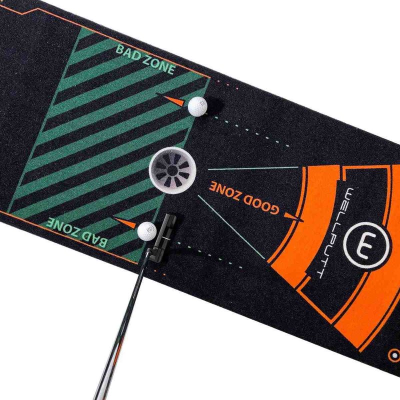 Wellputt Putting Mat - CLASSIC 13FT (4m), speed 10-11,5ft, zwart