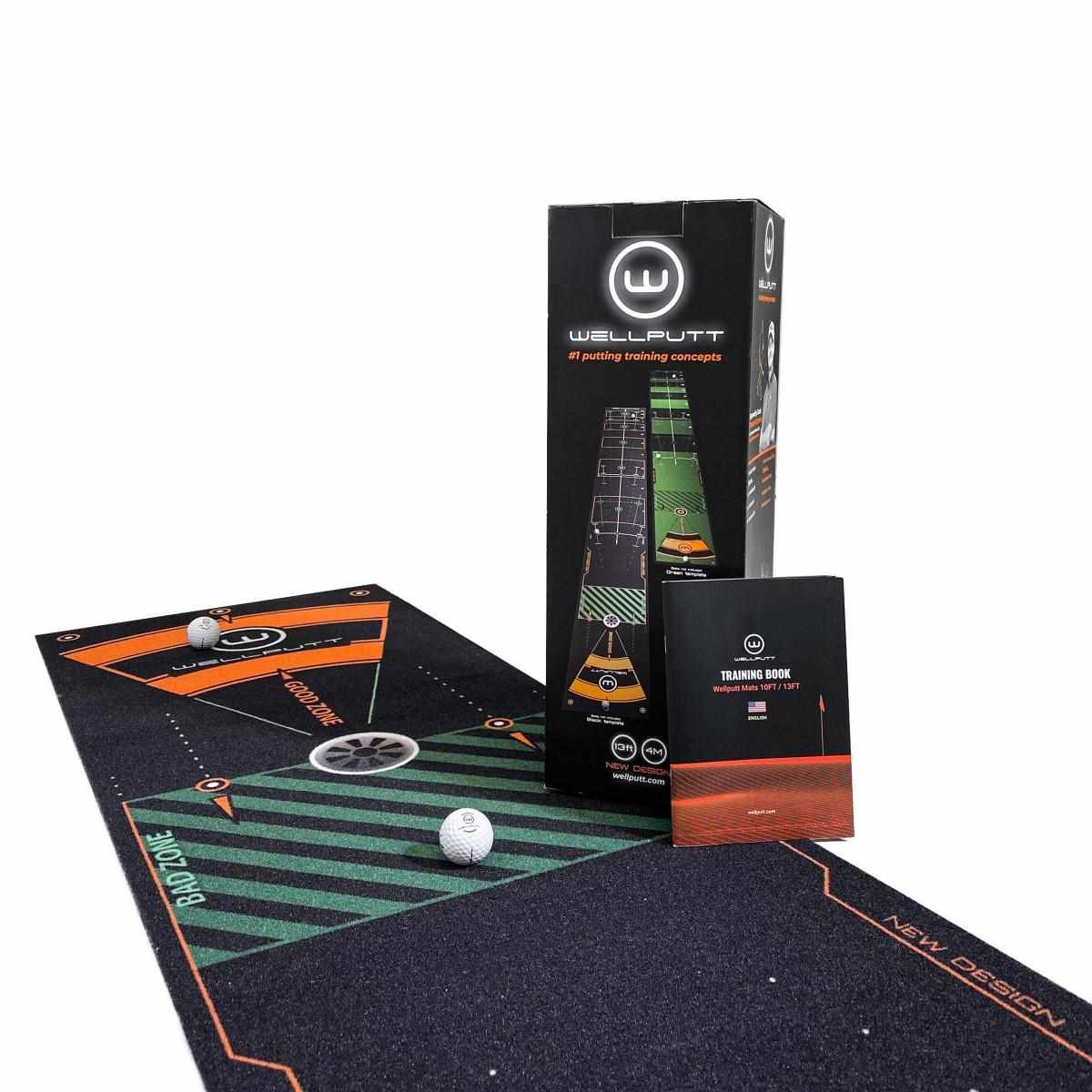 Wellputt Putting Mat - CLASSIC 13FT (4m), speed 10-11,5ft, zwart