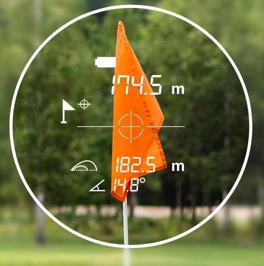 Zoom Focus X laserafstandsmeter, houtskool/zwart/rood
