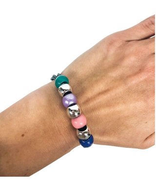 Handmade Teraka armband, type 012, meerkleurig
