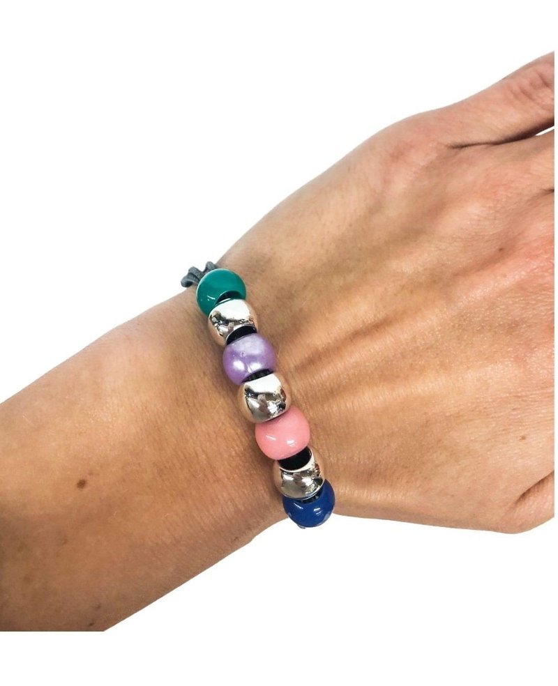 Handmade Teraka armband, type 012, meerkleurig