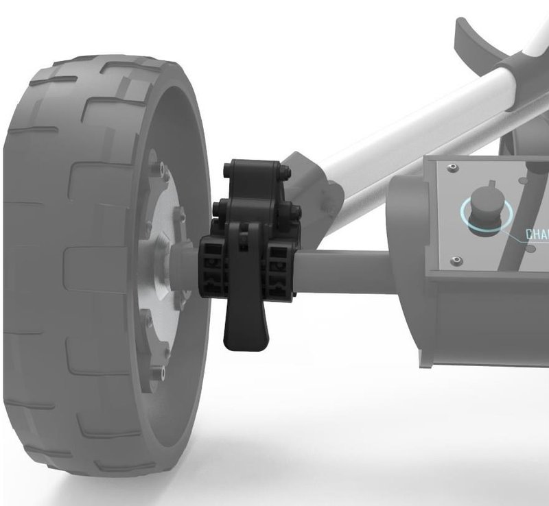 Alphard Club Booster eWheel Bracket Set - Clicgear 8.0 trolley accessoire, zwart