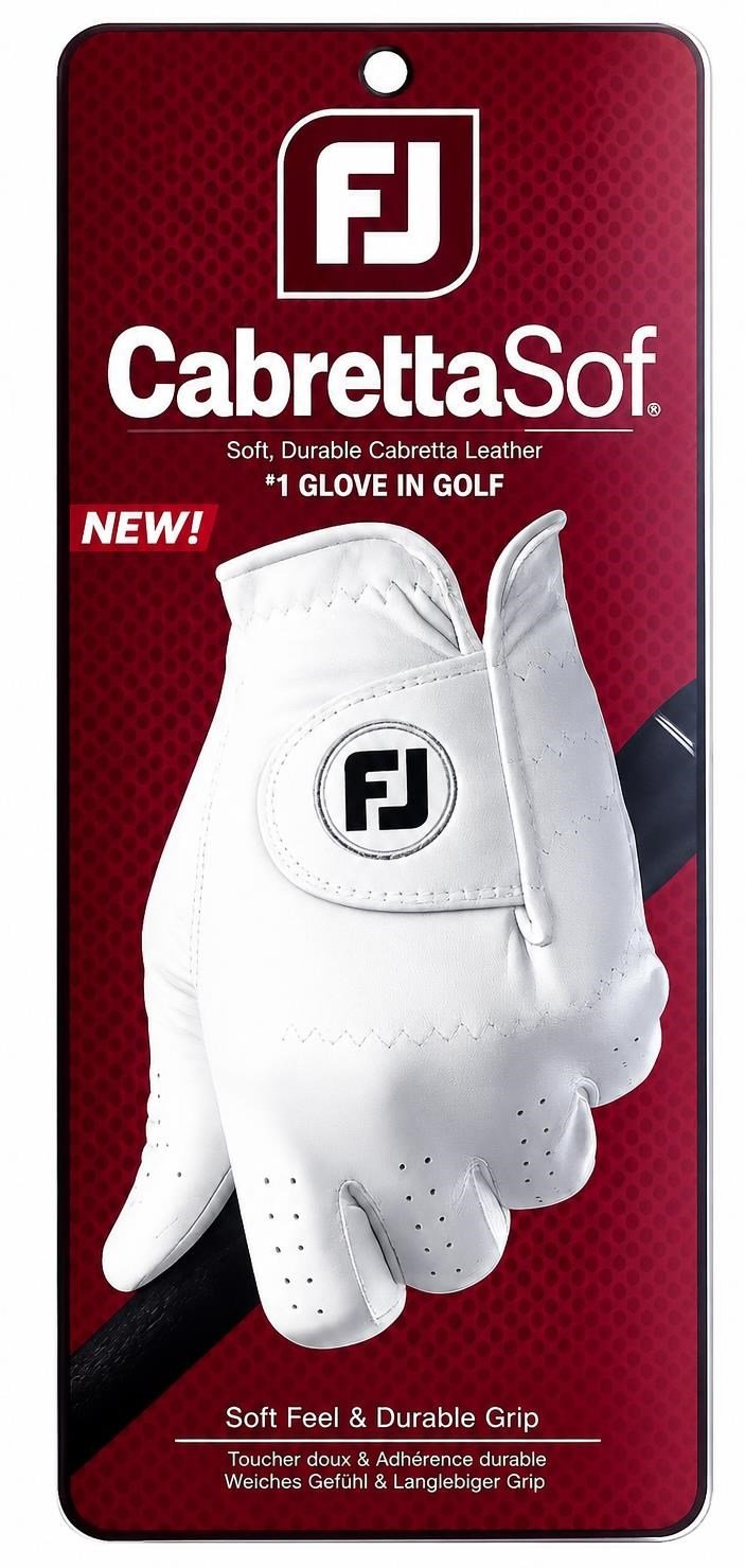 FootJoy CabrettaSof heren golfhandschoen, wit