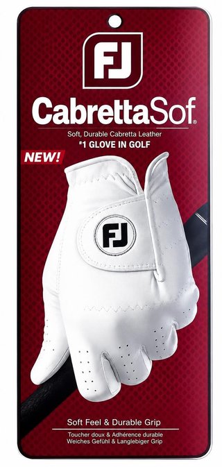 FootJoy CabrettaSof heren golfhandschoen, wit