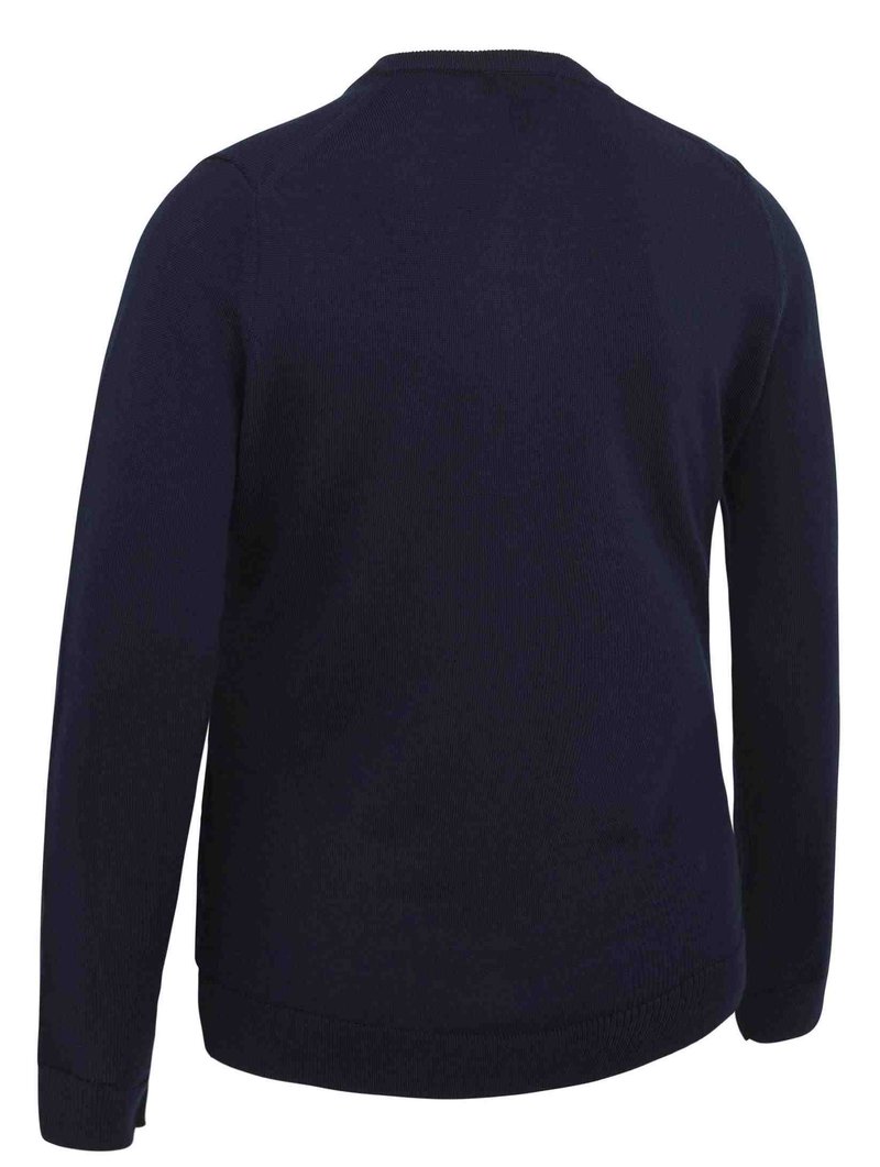Callaway V-Neck Merino dames trui, dark navy