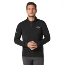 Callaway 1/4 Blended Merino heren trui, black ink