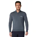 Callaway 1/4 Blended Merino heren trui, steel heather