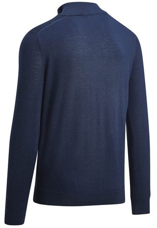 Callaway 1/4 Blended Merino heren trui, navy blue