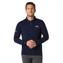 Callaway 1/4 Blended Merino heren trui, navy blue