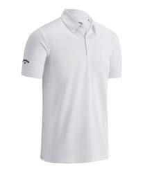Callaway Swing Tech Solid heren polo, bright white
