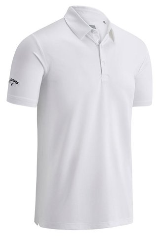 Callaway Swing Tech Solid heren polo, bright white