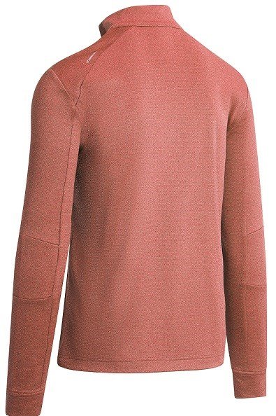 Callaway Pieced Waffle 1/4 Zip heren sweatshirt, dubarry heather