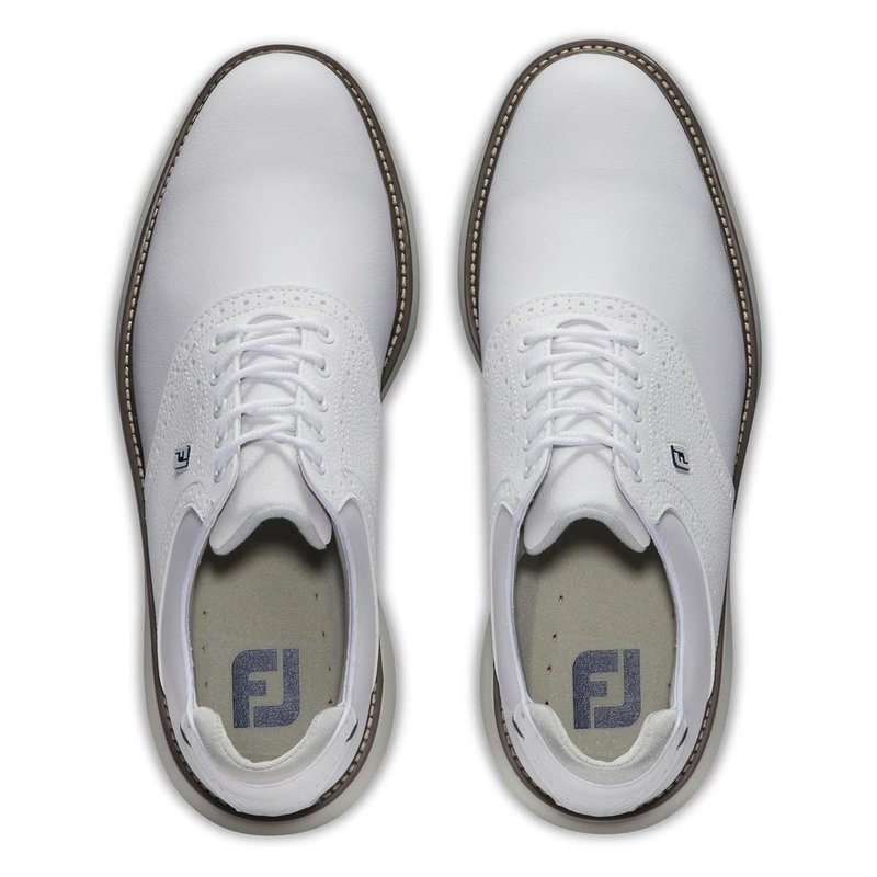 FootJoy Traditions heren golfschoenen, wit