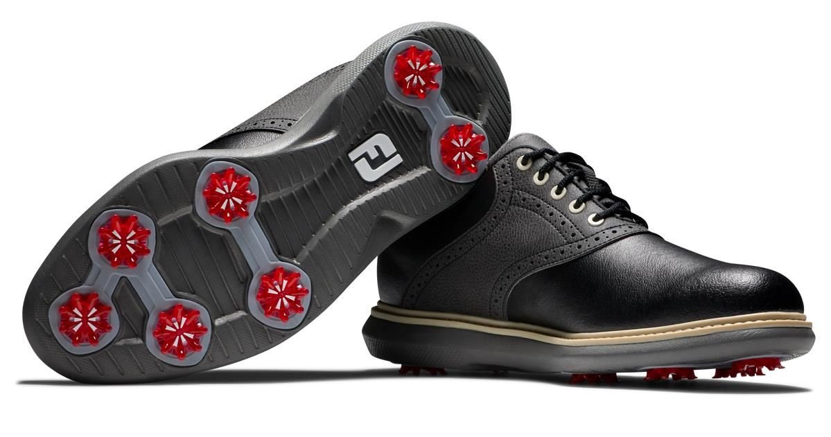 FootJoy Traditions heren golfschoenen, zwart