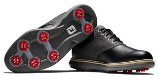 FootJoy Traditions heren golfschoenen, zwart