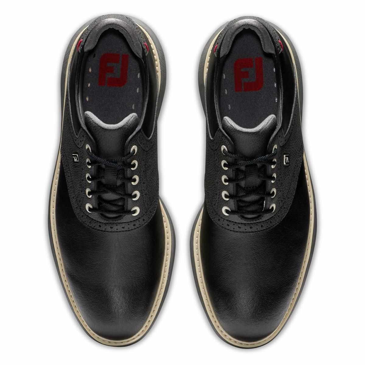 FootJoy Traditions heren golfschoenen, zwart